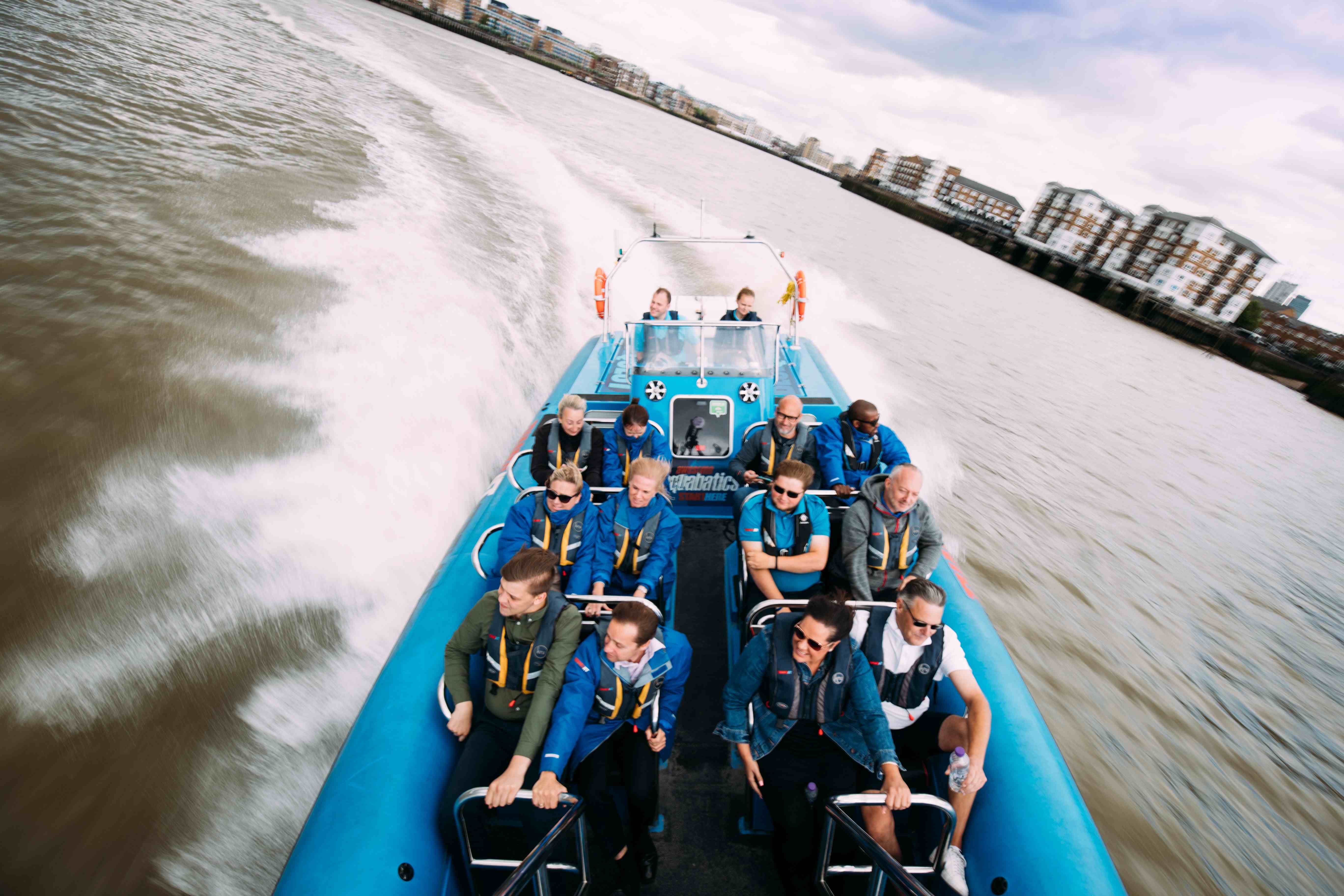 Speed Boat Ride on River Thames - Thamesjet by City Cruises London